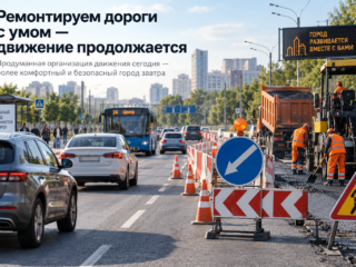 Как отремонтировать дорогу и не парализовать город: почему организация движения начинается задолго до дорожных работ